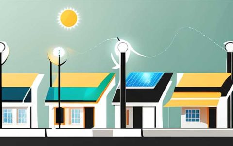 Who will install solar street lights?