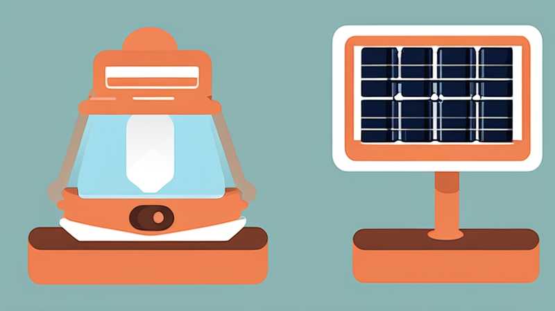 How much does a solar lamp cost in Morocco?