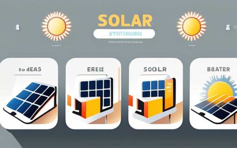 How do solar panels work with batteries?
