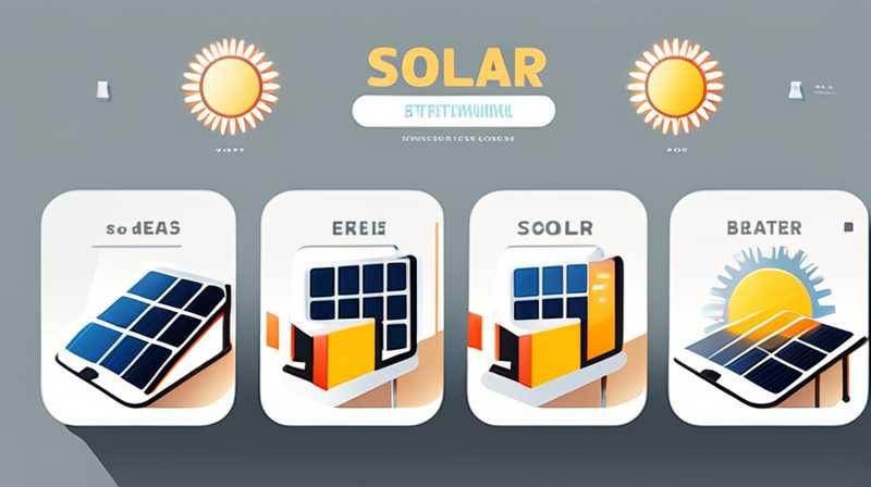 How do solar panels work with batteries?