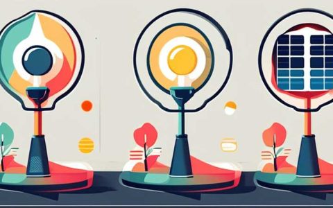 How many watts is a regular round solar light