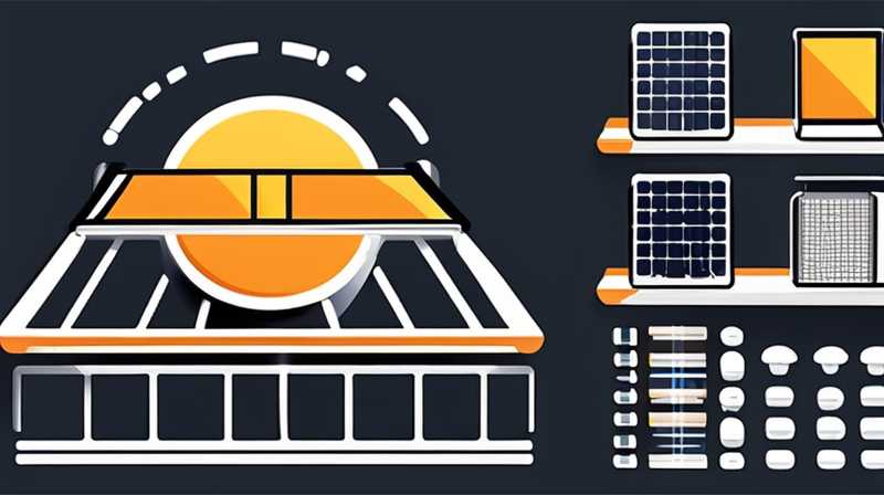 How to dismantle the solar panel of the pillar light