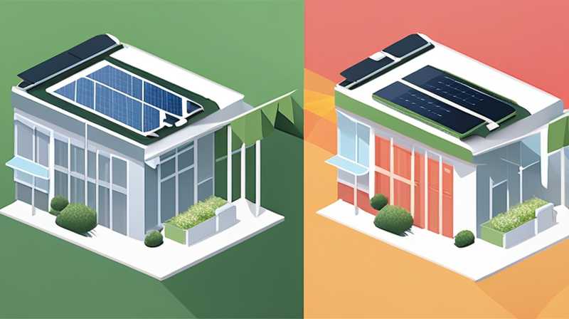 How does rooftop solar energy differentiate users?