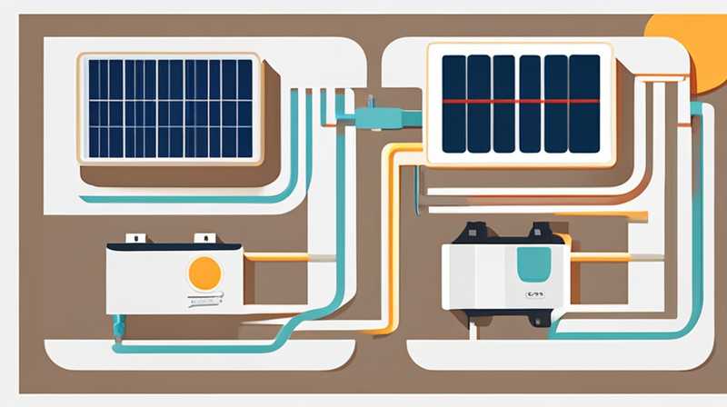 How to connect the inverter to the solar diagram