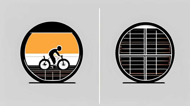 How much current does a bicycle solar panel draw