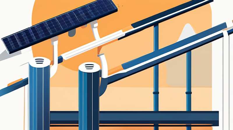 What is the best way to wrap solar pipes?