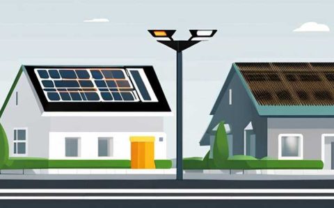 How many watts does a solar led street light usually have?