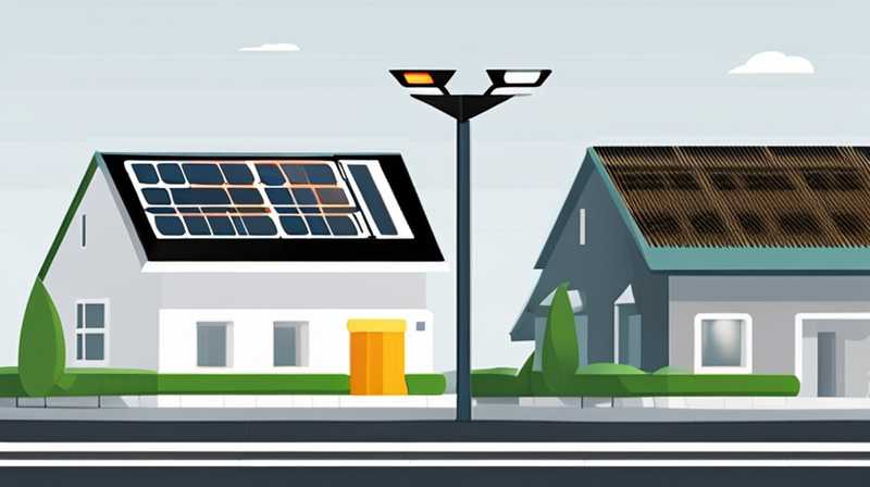 How many watts does a solar led street light usually have?