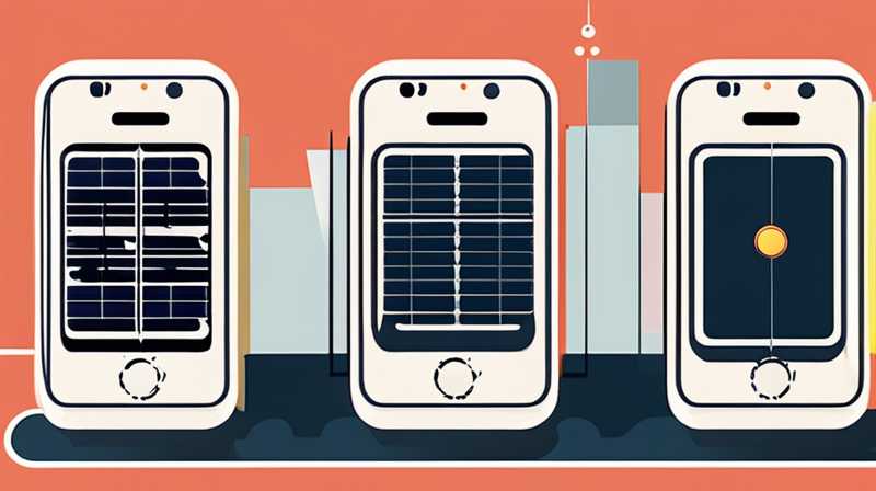 How many volts does it take to charge a cell phone with solar energy?