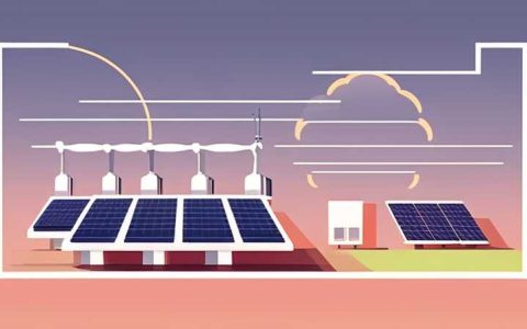 What is the energy source of flat solar energy