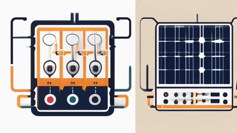 How to connect capacitors in series with solar panels