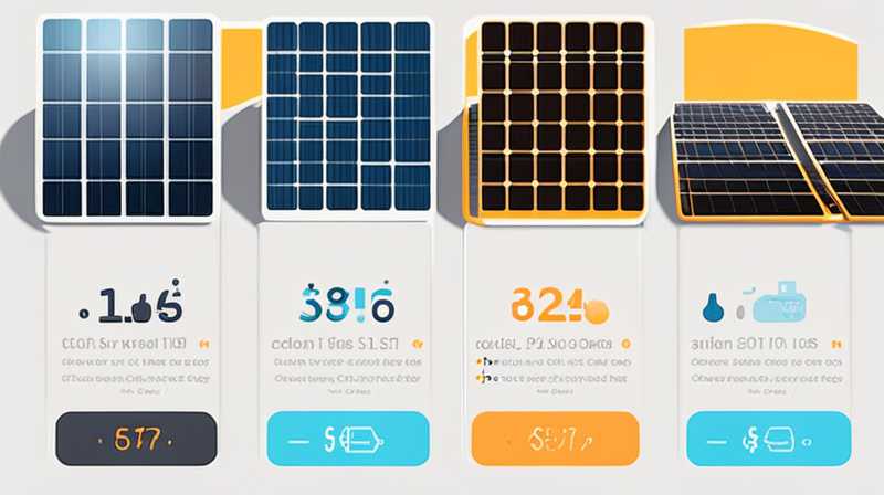 How much does solar energy cost per year?