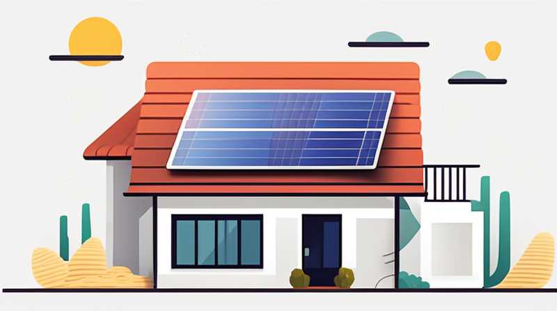 How much does a solar panel cost per square meter for a villa?