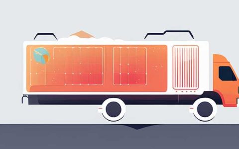 What is a solar refrigerated truck?