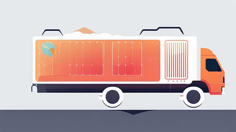 What is a solar refrigerated truck?