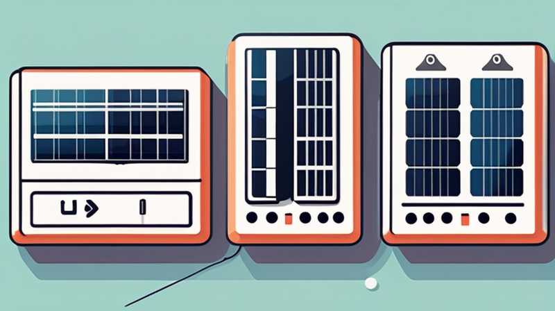 How to check the battery level of solar panels