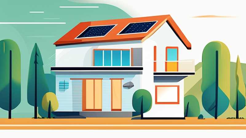 Where to install solar photovoltaic for renting a house