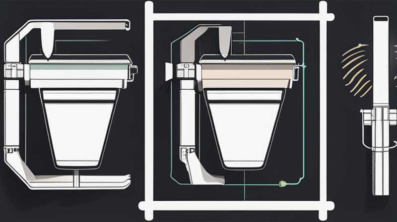 How to disassemble a wall-mounted solar bucket