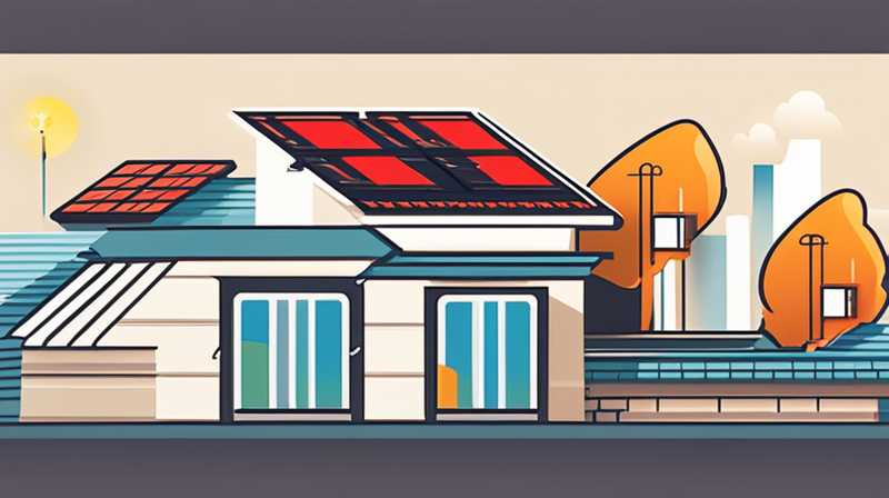 How many volts does the rooftop solar power generate?