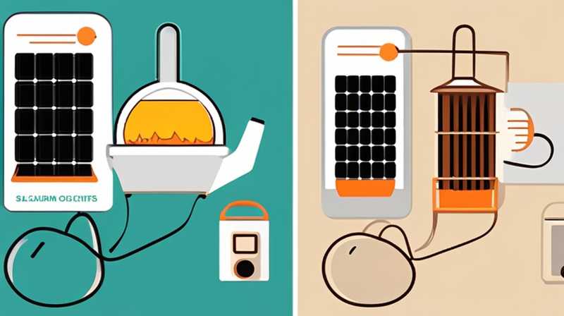 How many watts does a solar oven generate electricity?