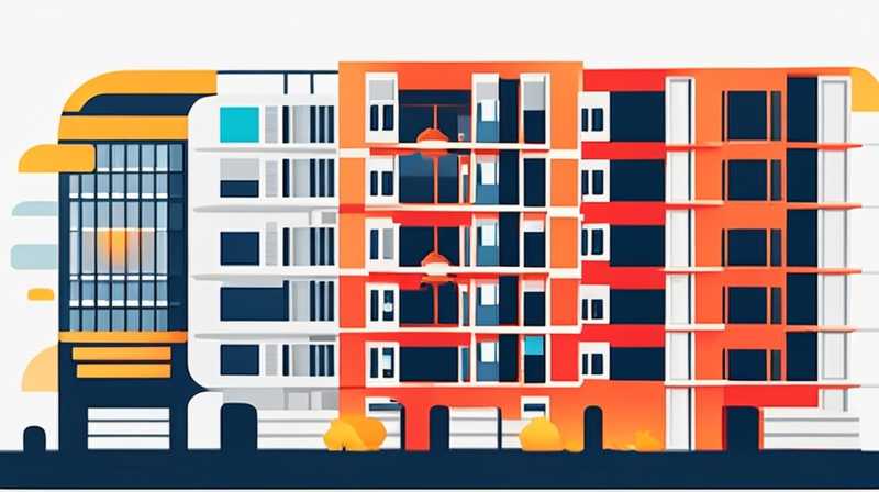 How many floors above a building can provide solar energy