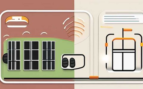 Where is the sensor located in the solar panel?