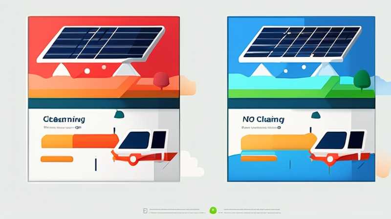 What cleaning agent is used in solar panels