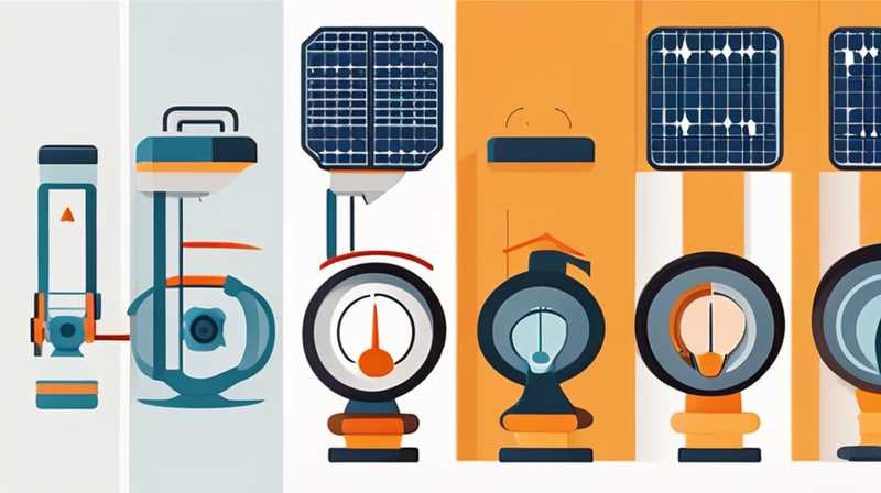 How to open and close the valve with solar energy