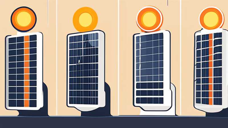 How many watts can a solar light hold?