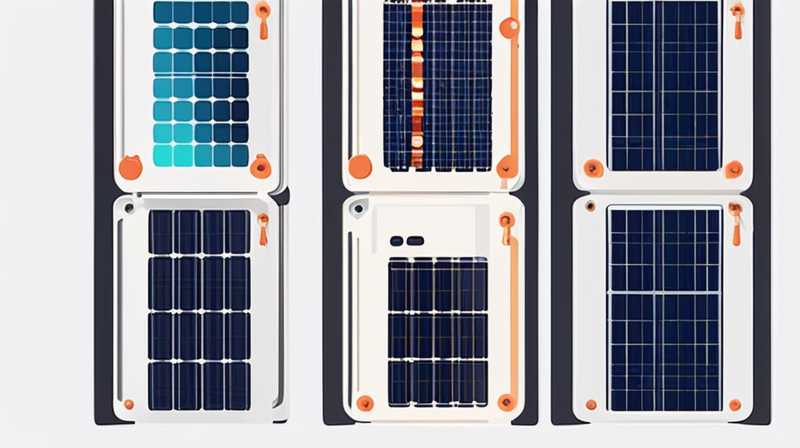 How to remove the two sides of the solar panel