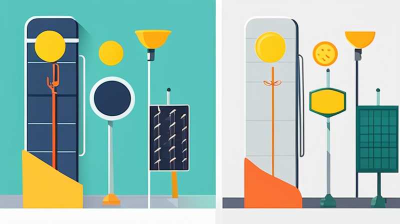 What materials are solar street light panels made of?