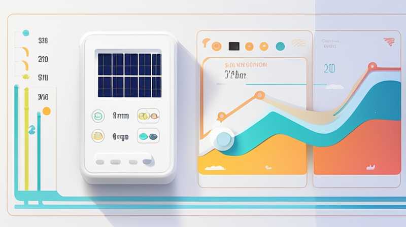 How to connect solar power monitoring to power supply