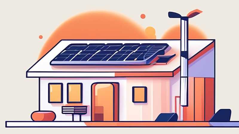 How to adjust the temperature of indoor solar energy