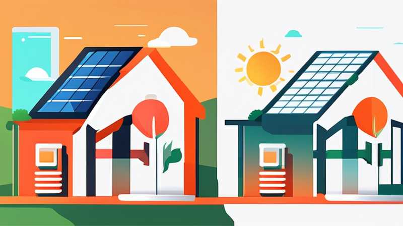 How to regulate temperature with solar energy at home