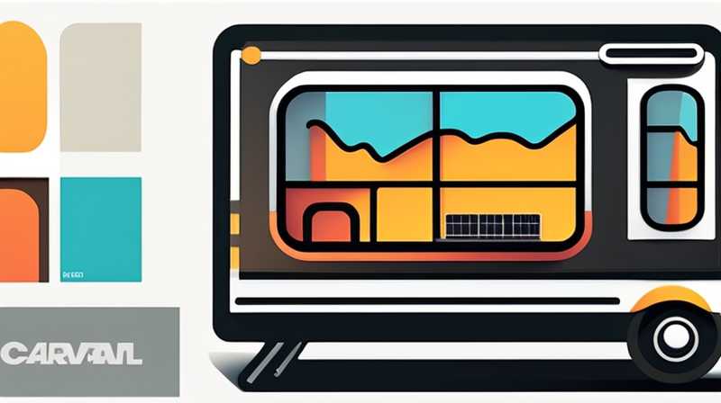 What is a caravan with solar panels called?