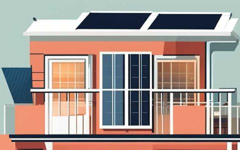 What solar light panels should be installed on the balcony