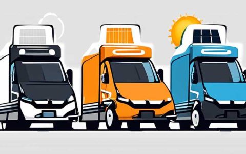 How many years can a solar-powered express delivery vehicle last?