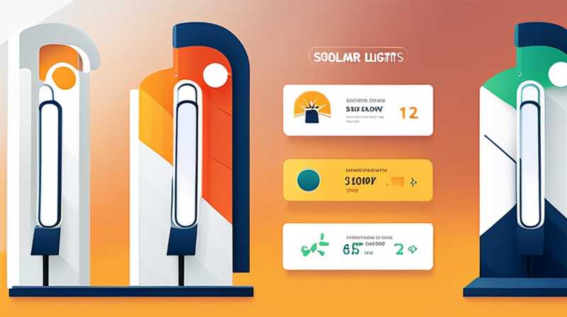 How long does it take for a road light to be charged by solar energy?