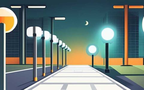 What are the components of solar street lights?