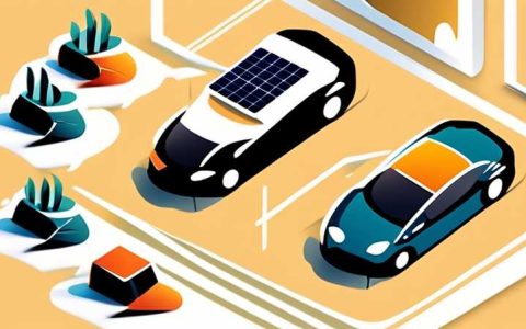 How many volts are the solar panels on the shared electric car?