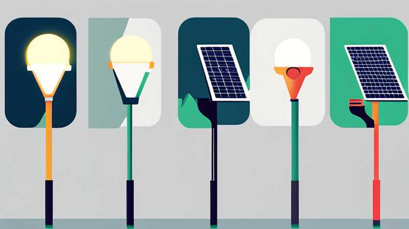 How much current is the solar street light?