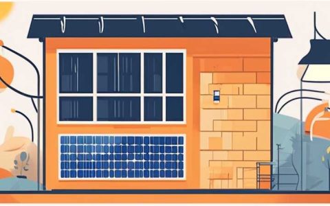 How to install solar lamps in tile houses