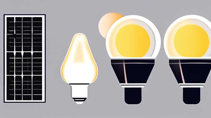 How much does a 15w solar light bulb cost?