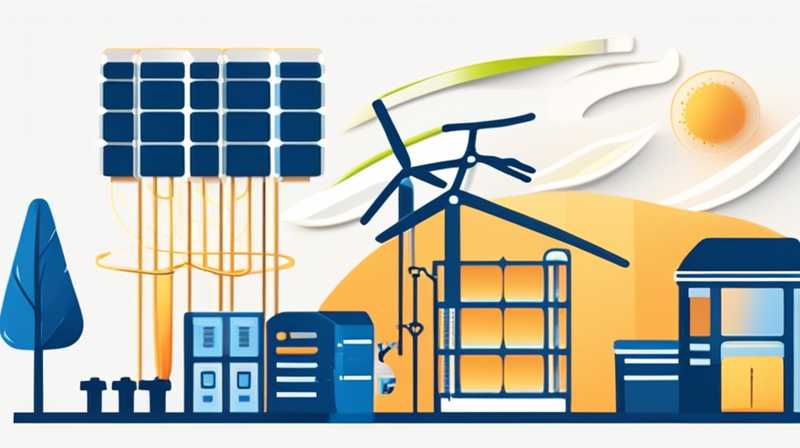 Which one generates electricity first, wind or solar energy