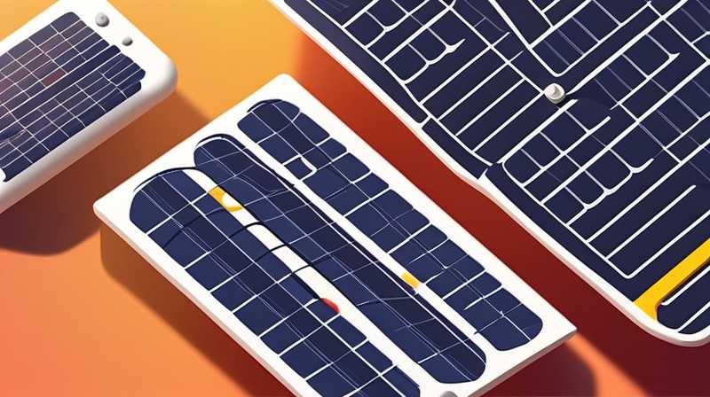 How do solar panels charge and discharge?