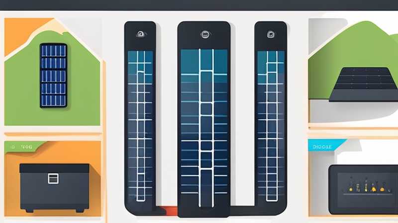 What are the components of a home solar energy storage system?