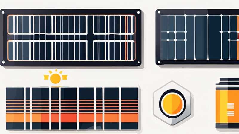 How to switch solar panels to batteries