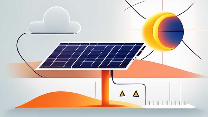 How to connect the solar replacement probe