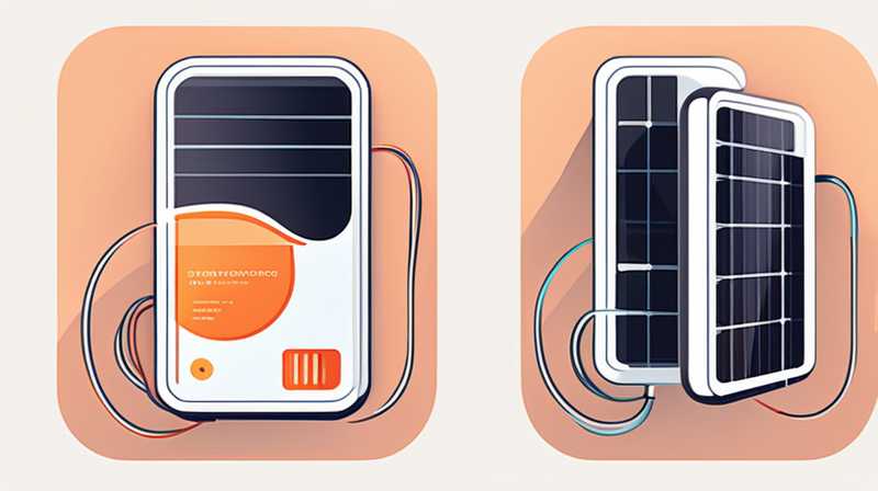 How to connect a solar charger to a power source