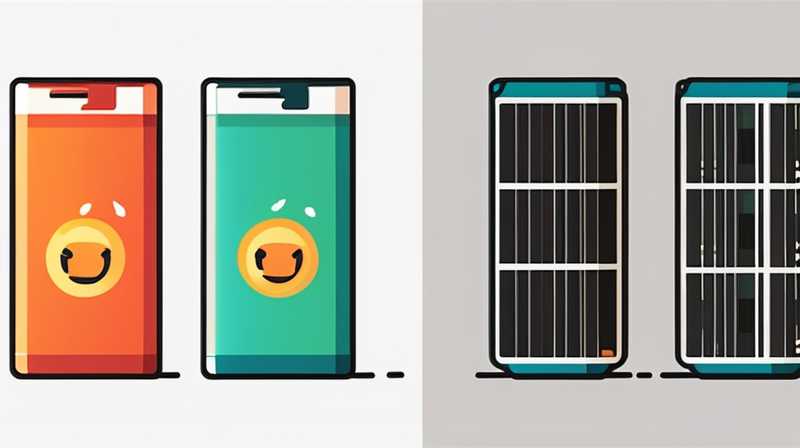 How to charge four batteries with solar energy